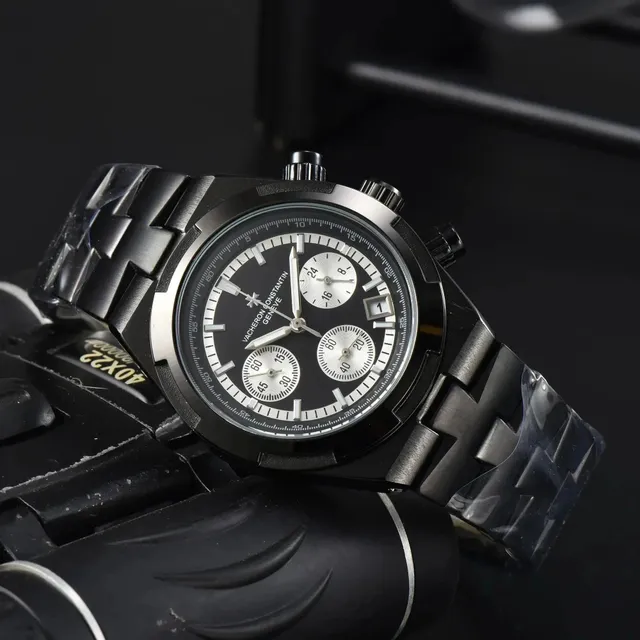 Vacheron Constantin Chronograph Black Dial with Silver Subdials