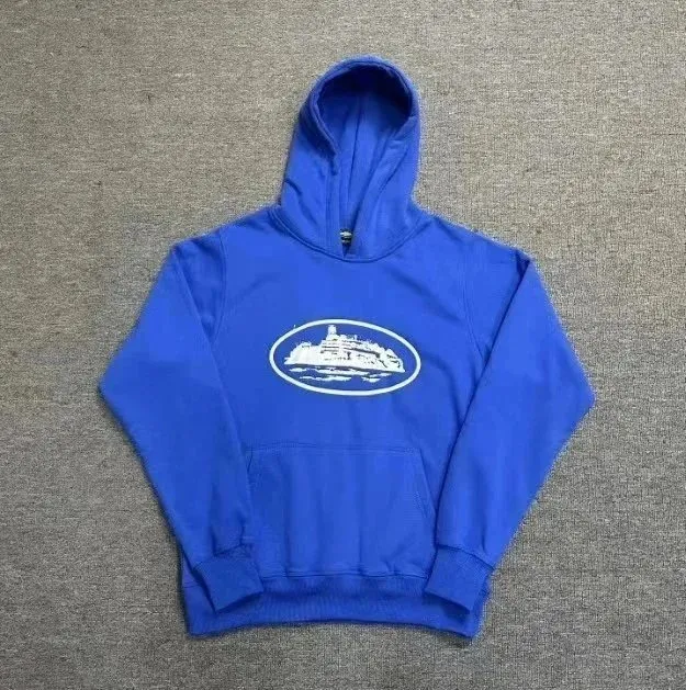 Hooded Sweatshirt Oval Logo Print