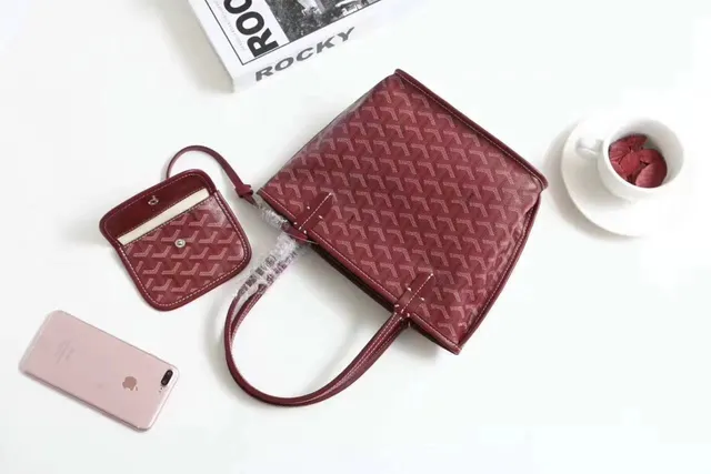 Goyard Saint Louis Tote Chevron Canvas