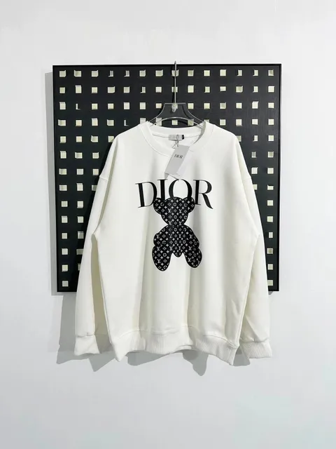 Dior × Louis Vuitton Crewneck Sweatshirt LV Monogram Bear
