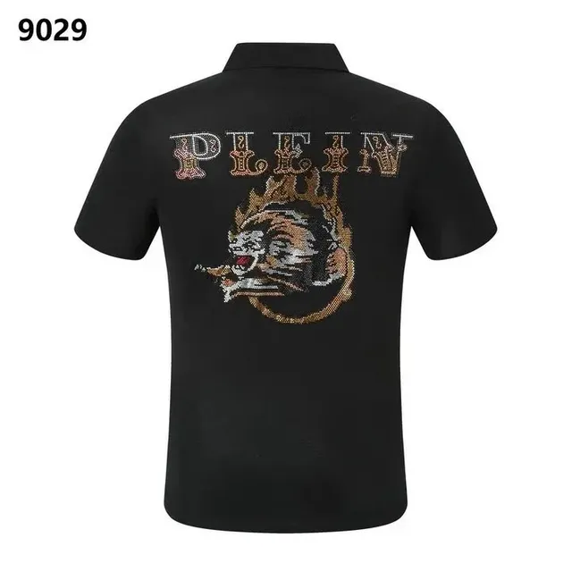 Philipp Plein Polo Shirt Tiger Embroidery