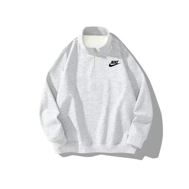 Nike Quarter-Zip Pullover Heather Grey