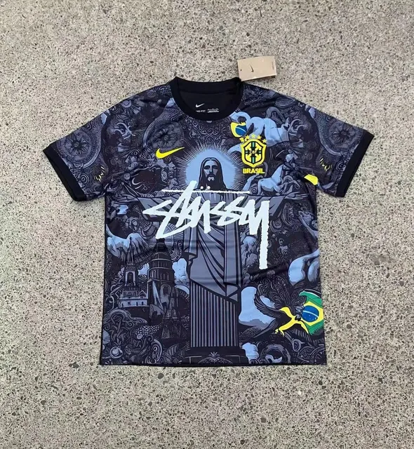 Stüssy Brazil National Team Jersey Stussy x Nike Brazil