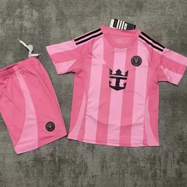 Adidas Inter Miami CF Home Kit Pink Stripe
