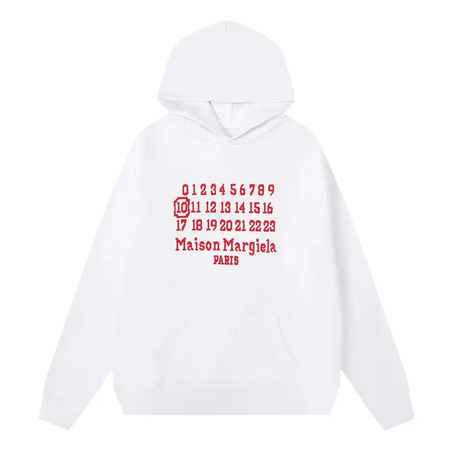 Maison Margiela Hoodie Number Print