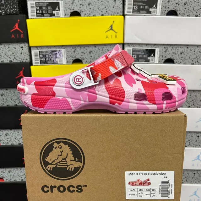 DG版 CROCS bape 绿色