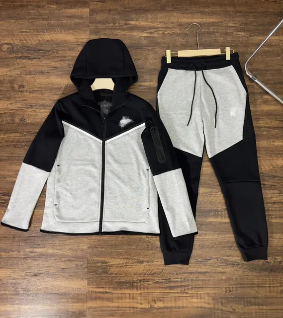 Nike Tech Fleece Hoodie and Joggers Colorblock