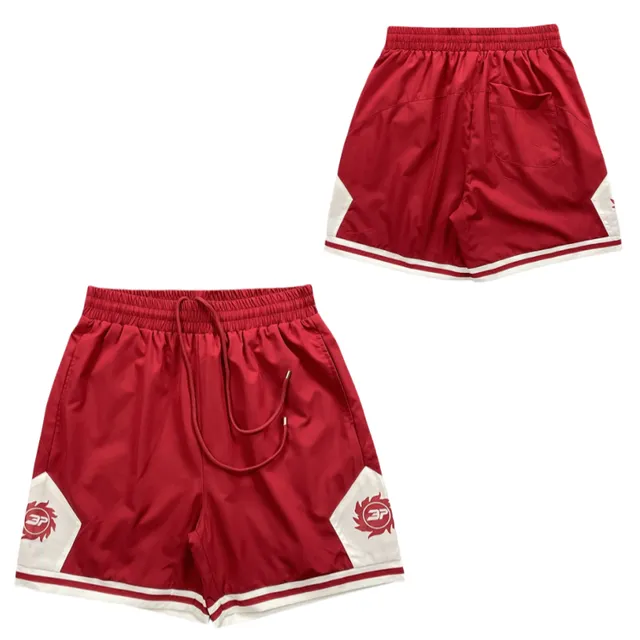 Hellstar Track Shorts Flame Logo