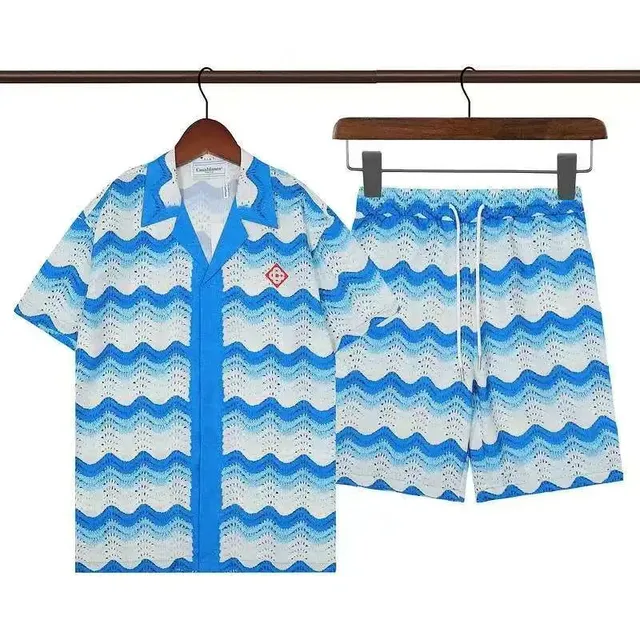 Casablanca Tennis Club Set Wave Knit