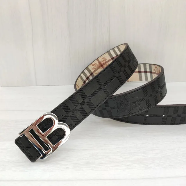 Burberry Check Print Belt