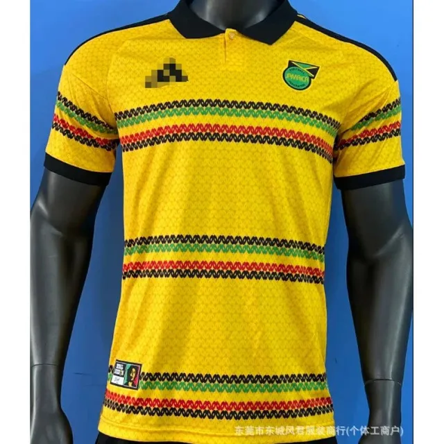 Jamaica National Team × Adidas Home Jersey Rasta Stripe