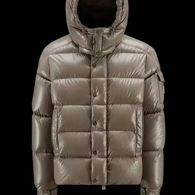 最高品质<90%白绒羽绒服-卡其色