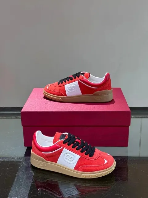 Valentino Garavani Open Red Suede