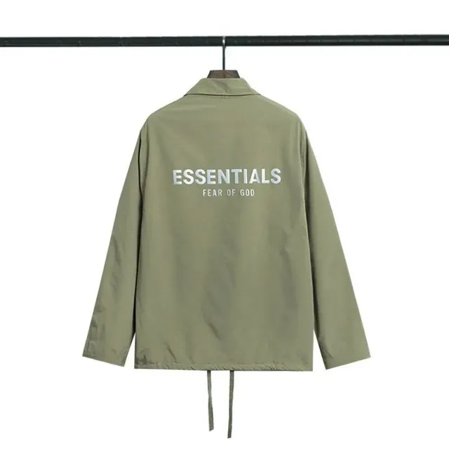 Fear of God Essentials Coach Jacket Essentials Logo
