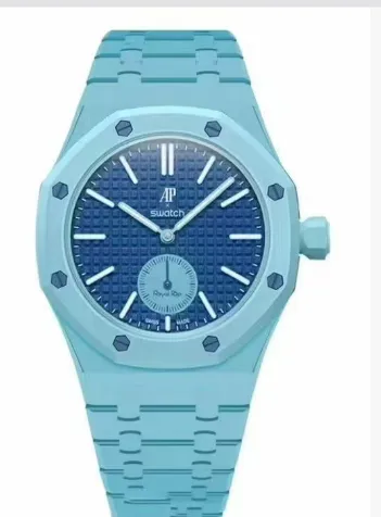Audemars Piguet × Swatch Royal Oak Bioceramic Blue
