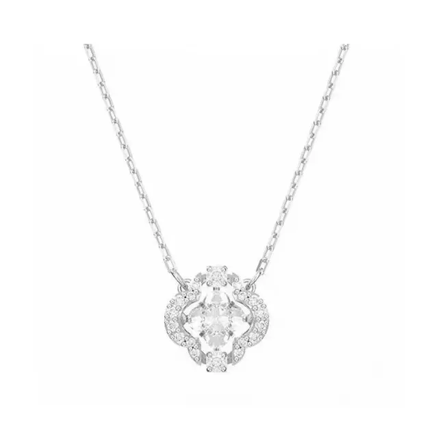 Swarovski Alhambra Pendant White Gold with Diamonds
