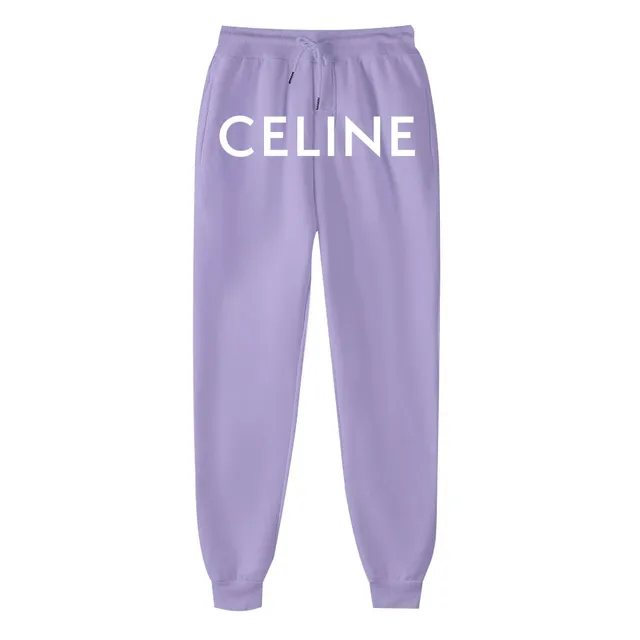 Celine Joggers Logo Print