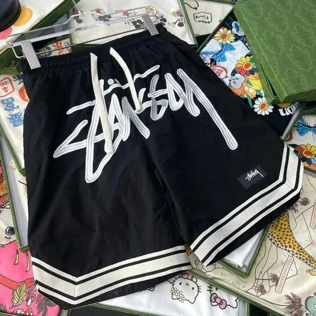 Stüssy Stock Logo Shorts Embroidered Logo