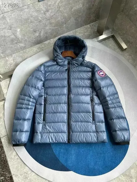 Canada Goose Puffer Jacket Metallic Navy