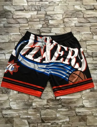 NBA Basketball Shorts Philadelphia 76ers Graphic