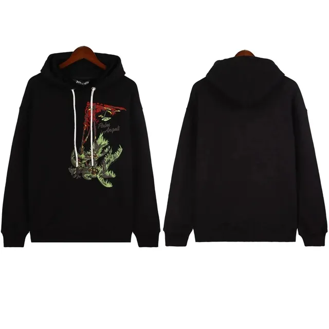 Palm Angels Hoodie Palm Tree Embroidery
