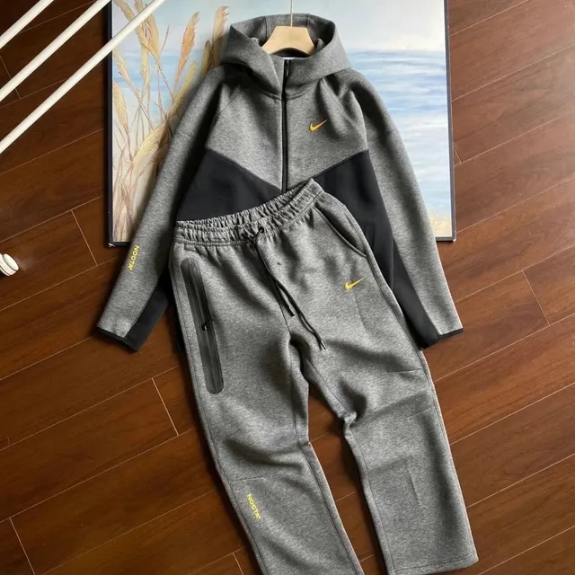 Nike Tech Fleece Hoodie and Joggers Grey/Black