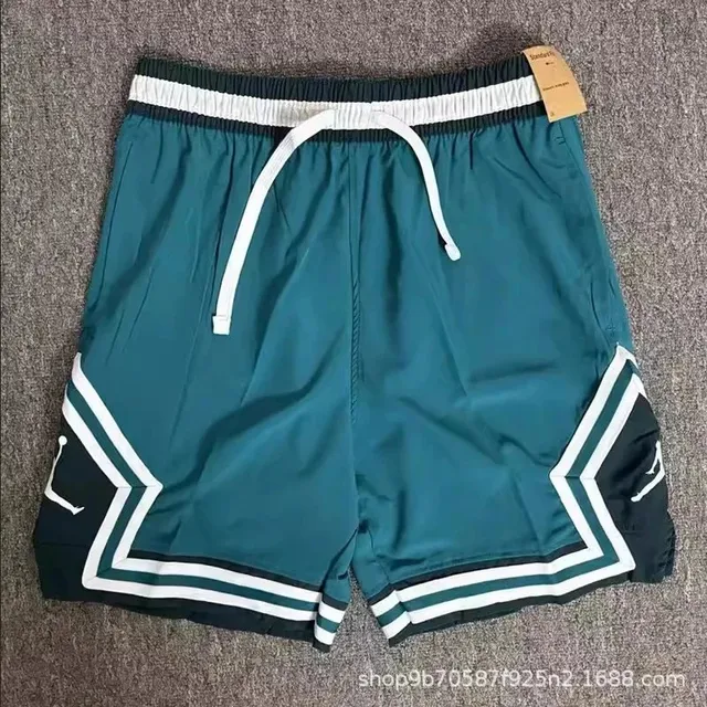 Jordan Basketball Shorts Teal with Jumpman Side Panels