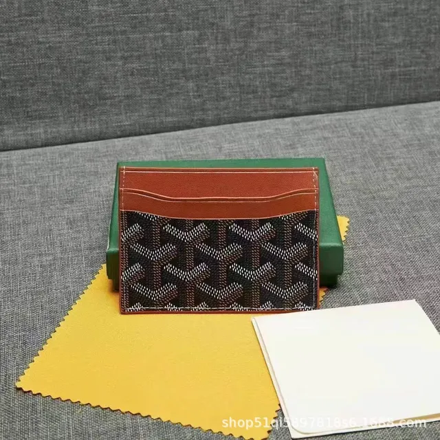 Goyard Card Holder Goyardine Canvas