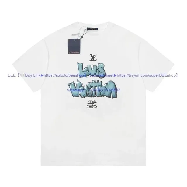 Louis Vuitton Graphic T-Shirt Graffiti Logo