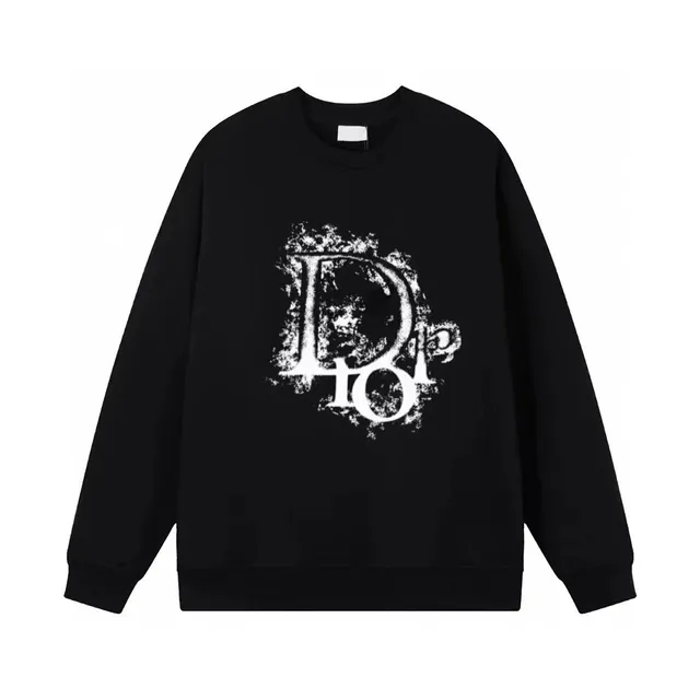 Dior Crewneck Sweatshirt Distressed Logo