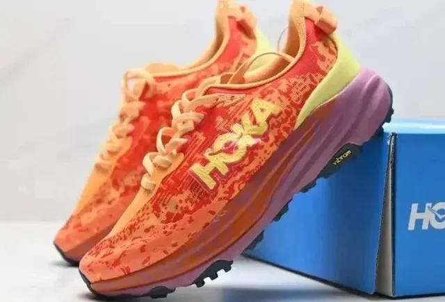 Hoka Running Shoe Vibrant Print