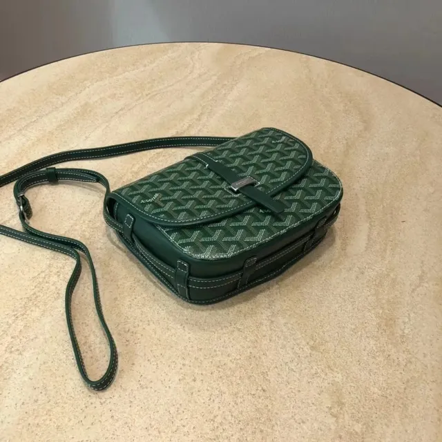 Goyard Saint Louis Green Goyardine Canvas