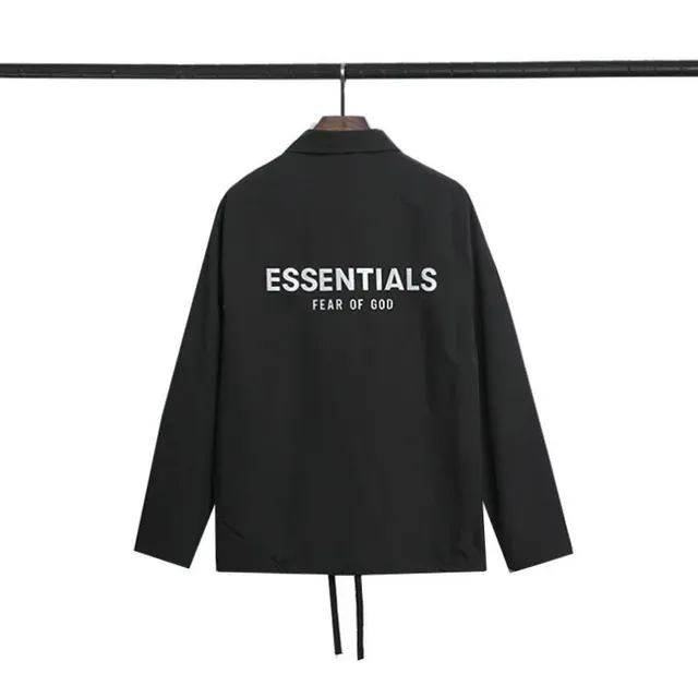 Fear of God Essentials Coach Jacket Essentials Logo