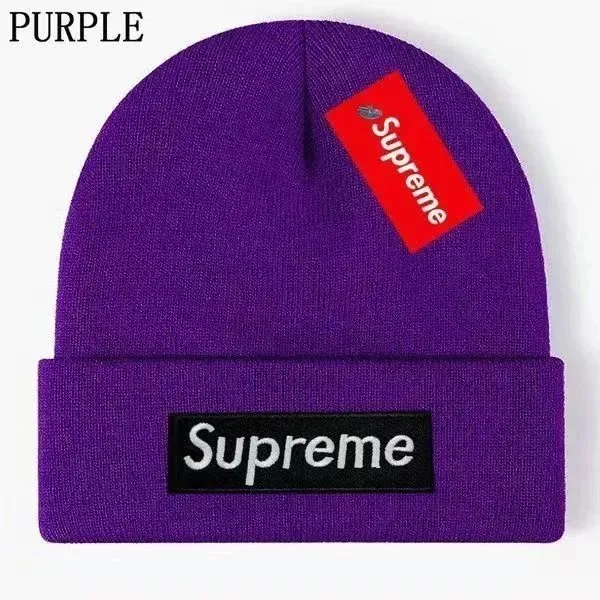 Supreme Box Logo Beanie Purple