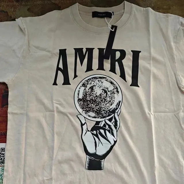 Amiri Graphic Tee Crystal Ball Print