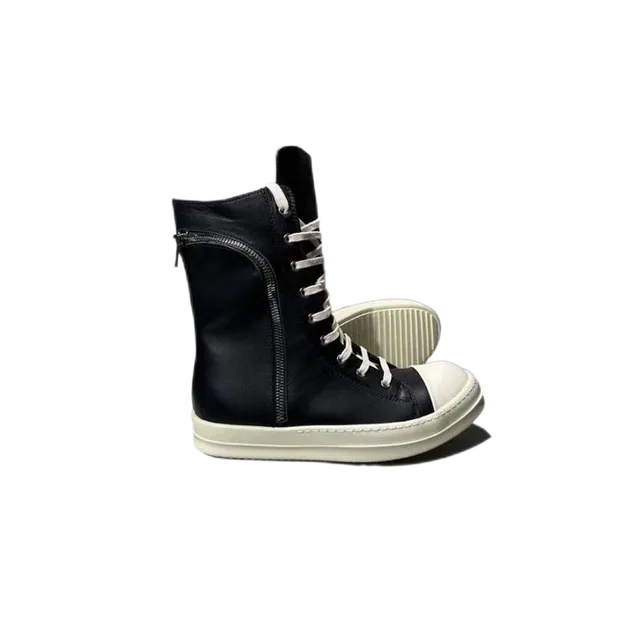 Rick Owens High-top Sneaker Zipper Side