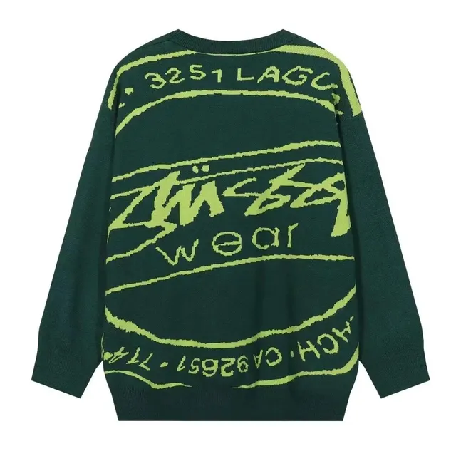 Stüssy Knit Sweater Logo Intarsia