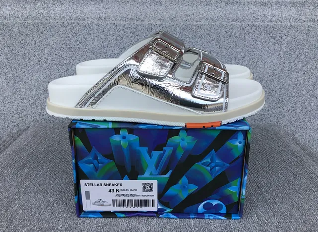 Louis Vuitton Stellar Sneaker Metallic Silver