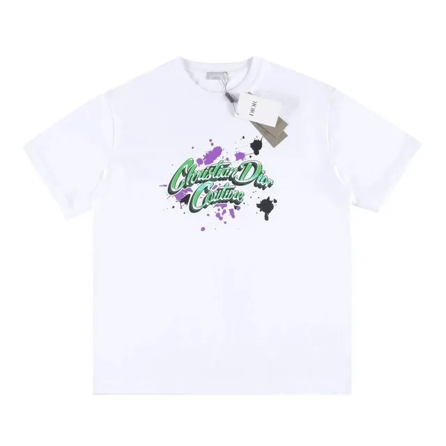 Dior Couture Graphic Tee Splatter Logo