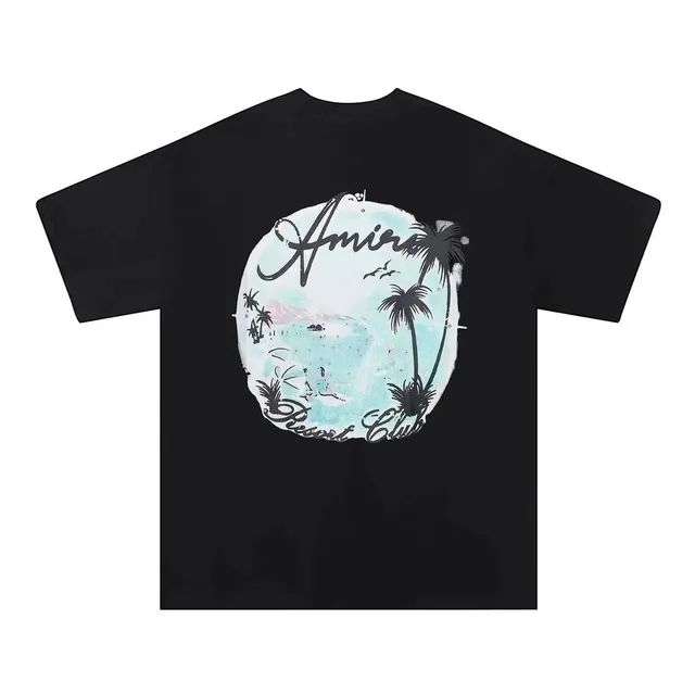 Amiri Resort Club Tee Palm Tree Graphic