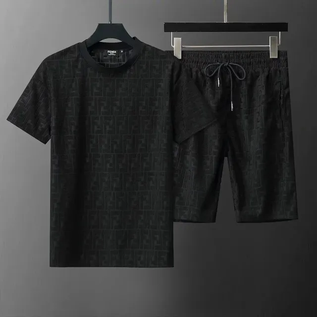 Fendi FF Logo Set Monogram Jacquard