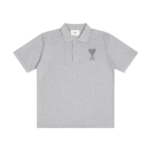 AMI Paris Polo Shirt Heart Logo