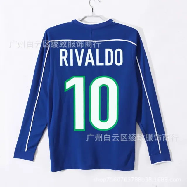 1998巴西客场长袖定制10号球星