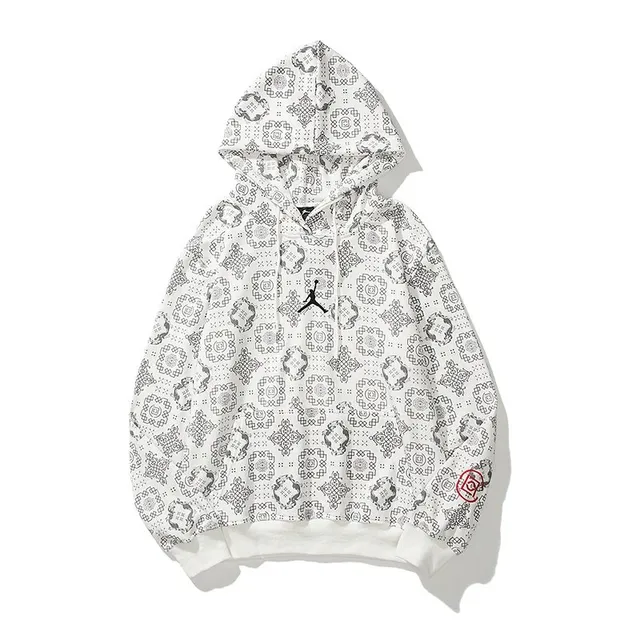 Jordan × Travis Scott Hoodie Geometric Print
