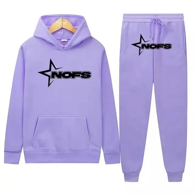 Corteiz Hoodie and Joggers Set Star Logo