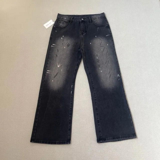 Amiri Distressed Jeans Paint-Splatter Wash