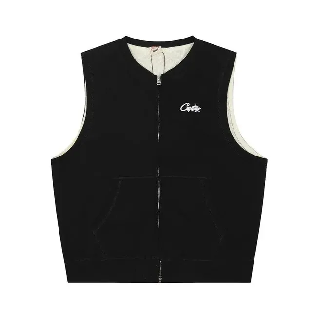 Corteiz Zip-Up Vest Contrast Lining