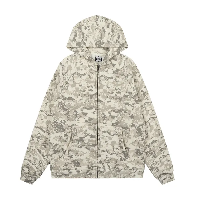 Gallery Dept. Zip-Up Hoodie Digital Camo