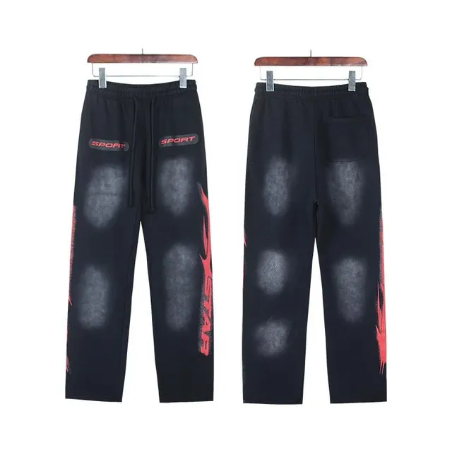 Sport Sweatpants Distressed Print