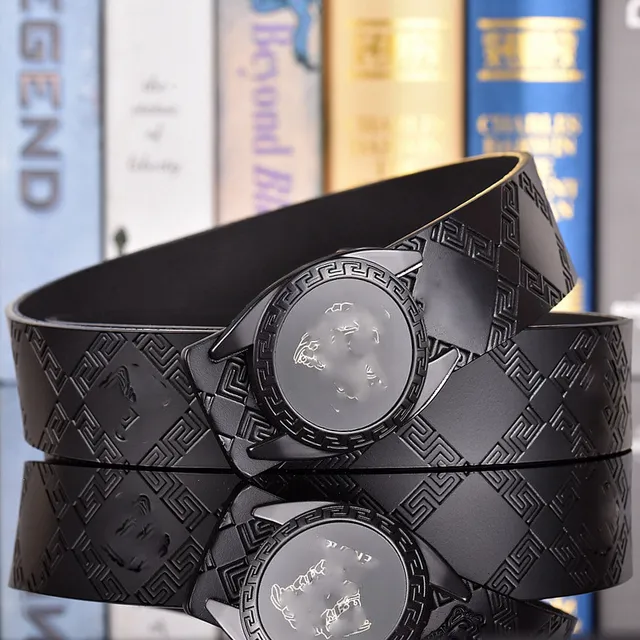 27 # Black Buckle+Antique Medusa Black